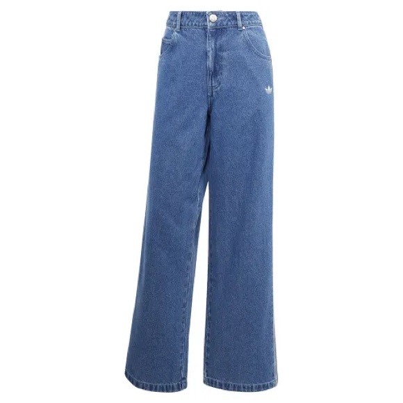 Adidas ADICOLOR DENIM 3-STRIPES TRACK PANTS - Picture 4 of 6